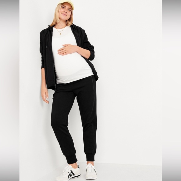 NWT Old Navy Maternity Dynamic Fleece Rollover Waist Joggers | Size XXL - Picture 3 of 10